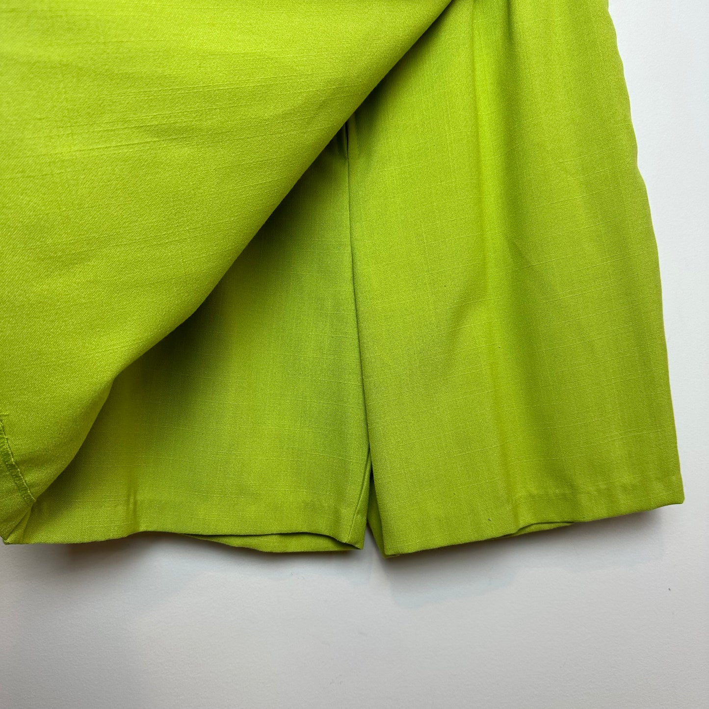 Vintage Lilly Sports Lime Green Skirt Set Skort and Matching Top Medium Petite