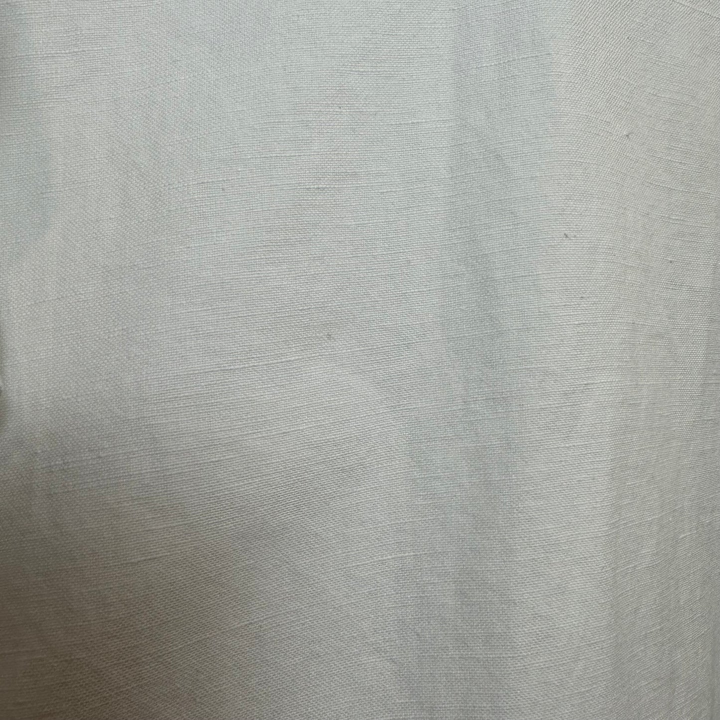J. McLaughlin Athena Linen Blouse White Sleeveless Top Ruffle Small