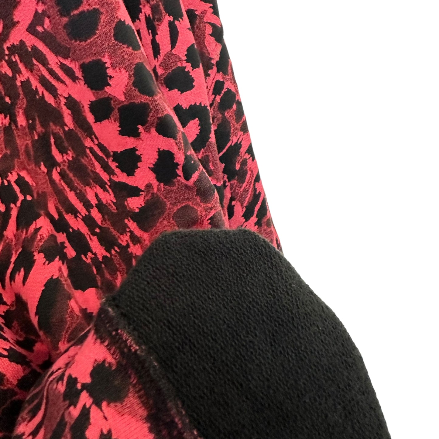 ALLSAINTS Lo Redar Leopard Print Sweatshirt Crewneck Pullover Terry Large