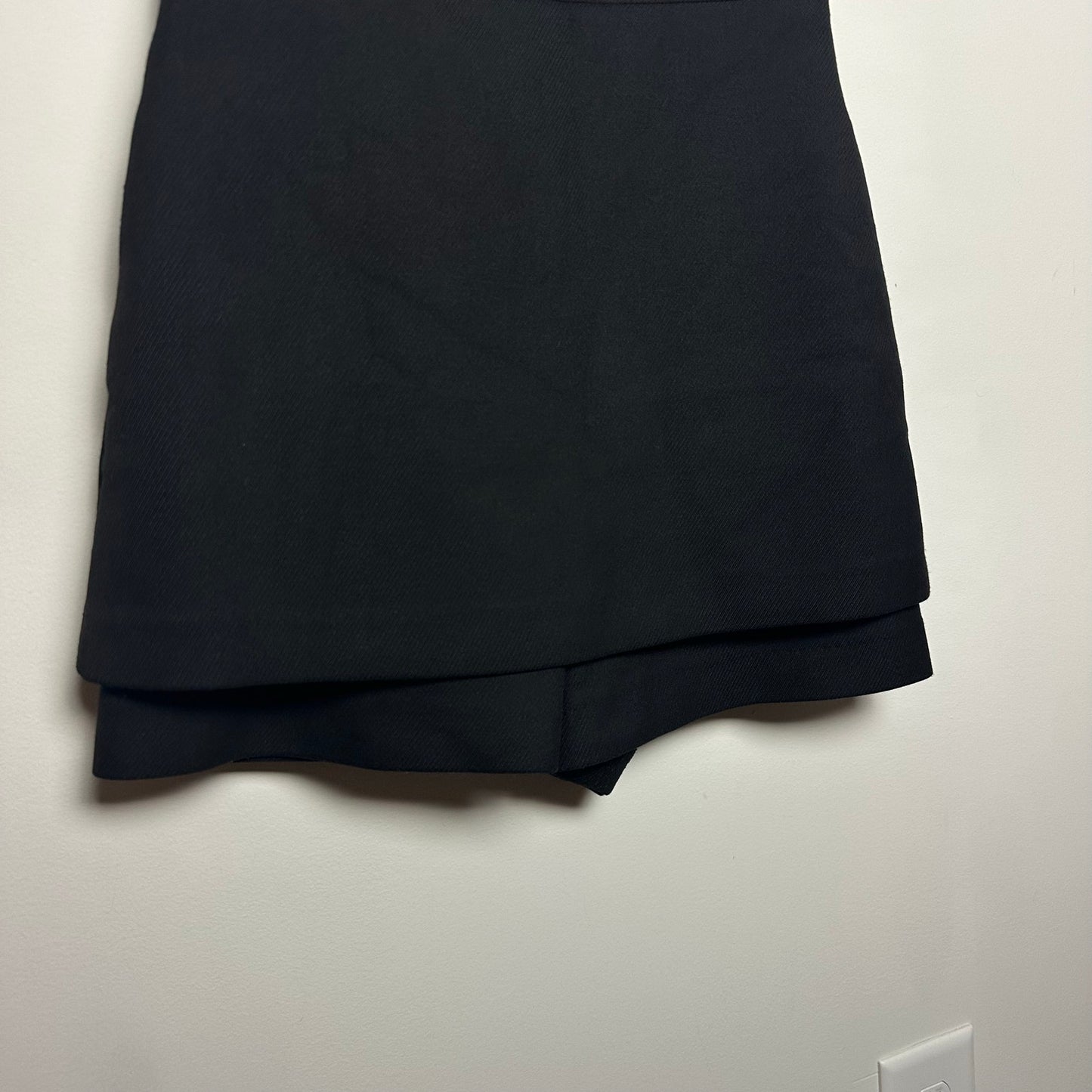 Maje Irisa Romper Black Sleeveless Playsuit Pinafore V Neck Jumper 38 Medium