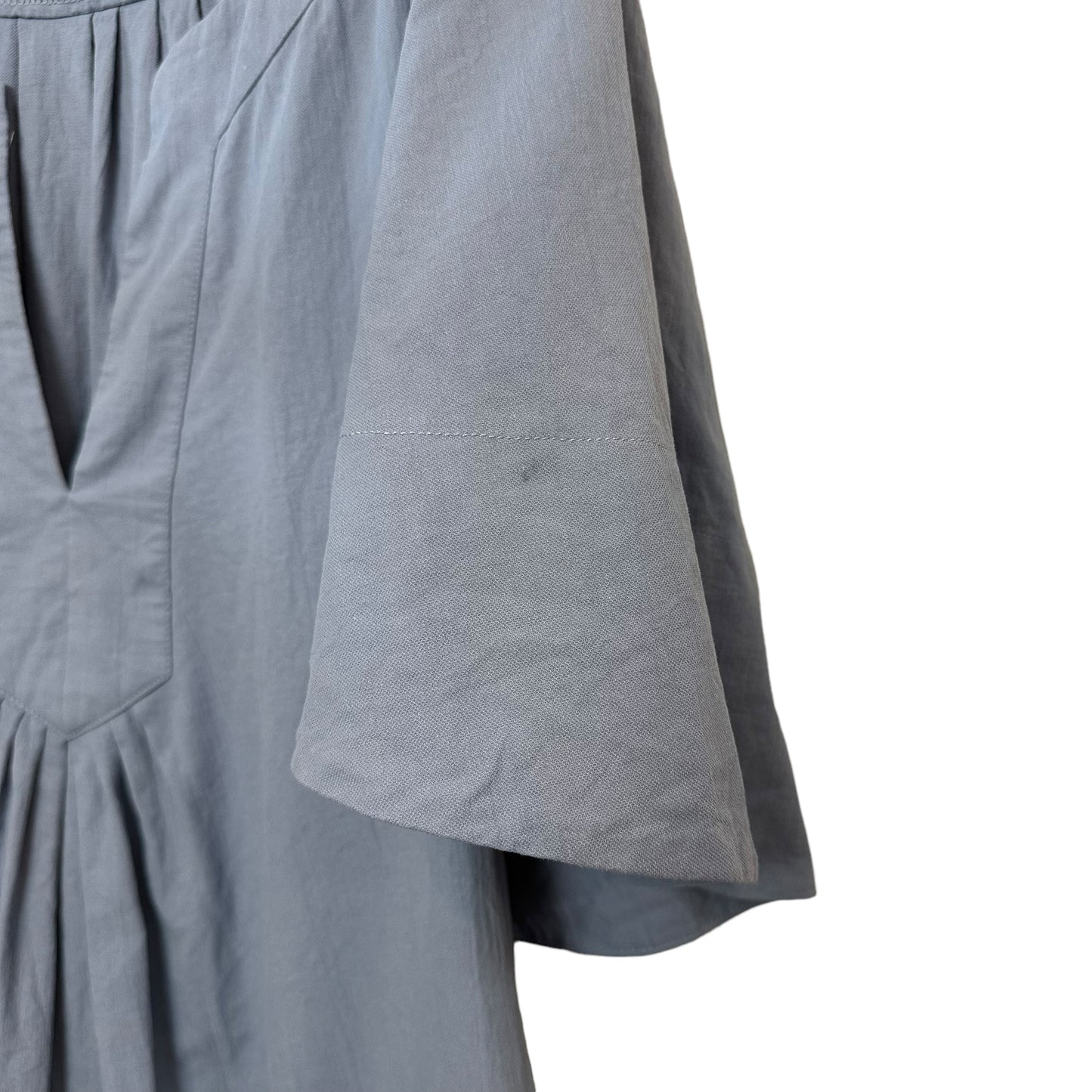Pomander Place Finley Flutter Sleeve Dress Tuckernuck Blue Cotton Medium