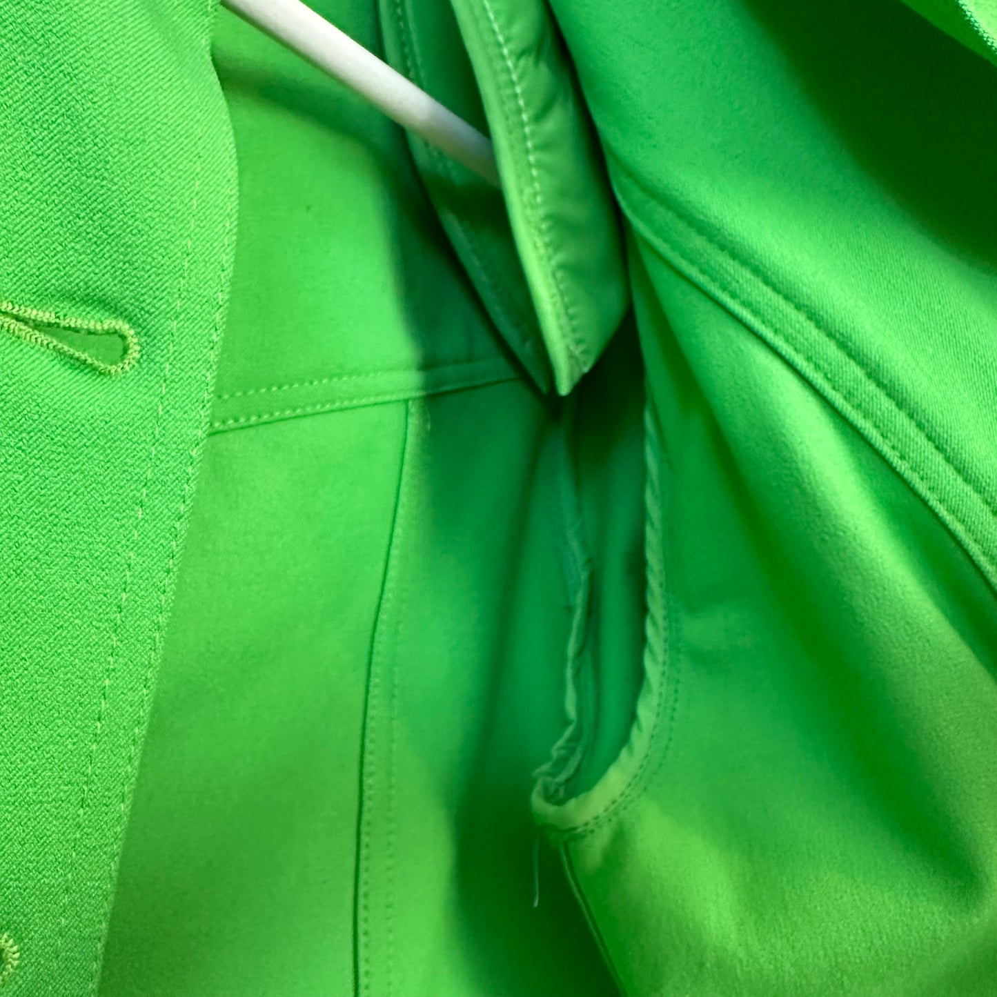 St. John Sport by Marie Gray Green Jacket Made in the USA Small Petite