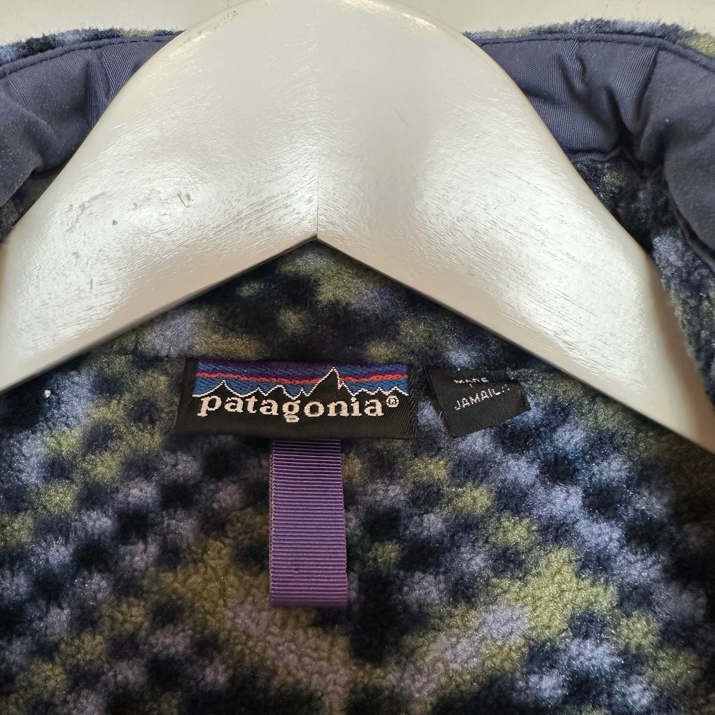 Vintage 90s Patagonia Fleece Pullover Tunic Synchilla Made in the USA Blue