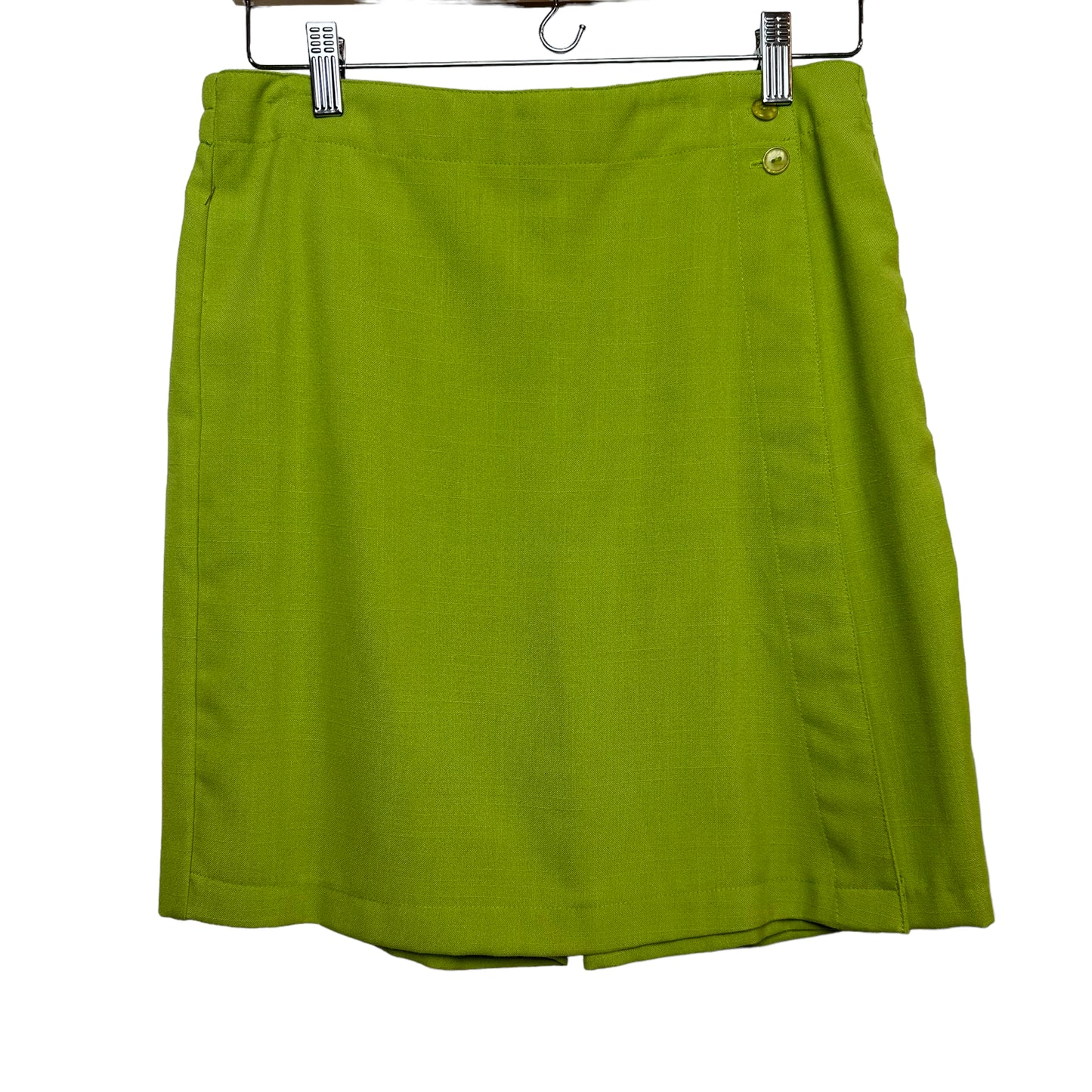 Vintage Lilly Sports Lime Green Skirt Set Skort and Matching Top Medium Petite
