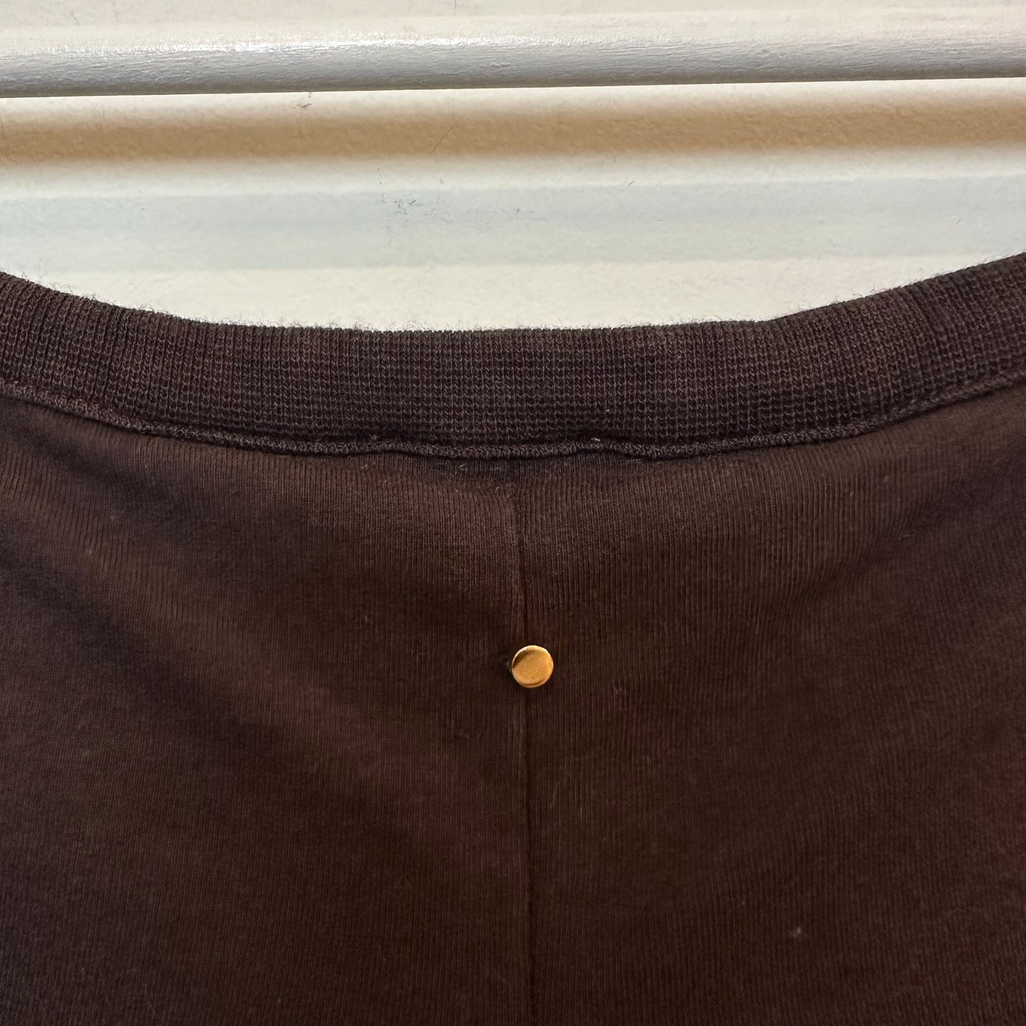 Cuyana Lounge Set French Terry Sweatshirt and Wide Leg Sweatpants Brown Large