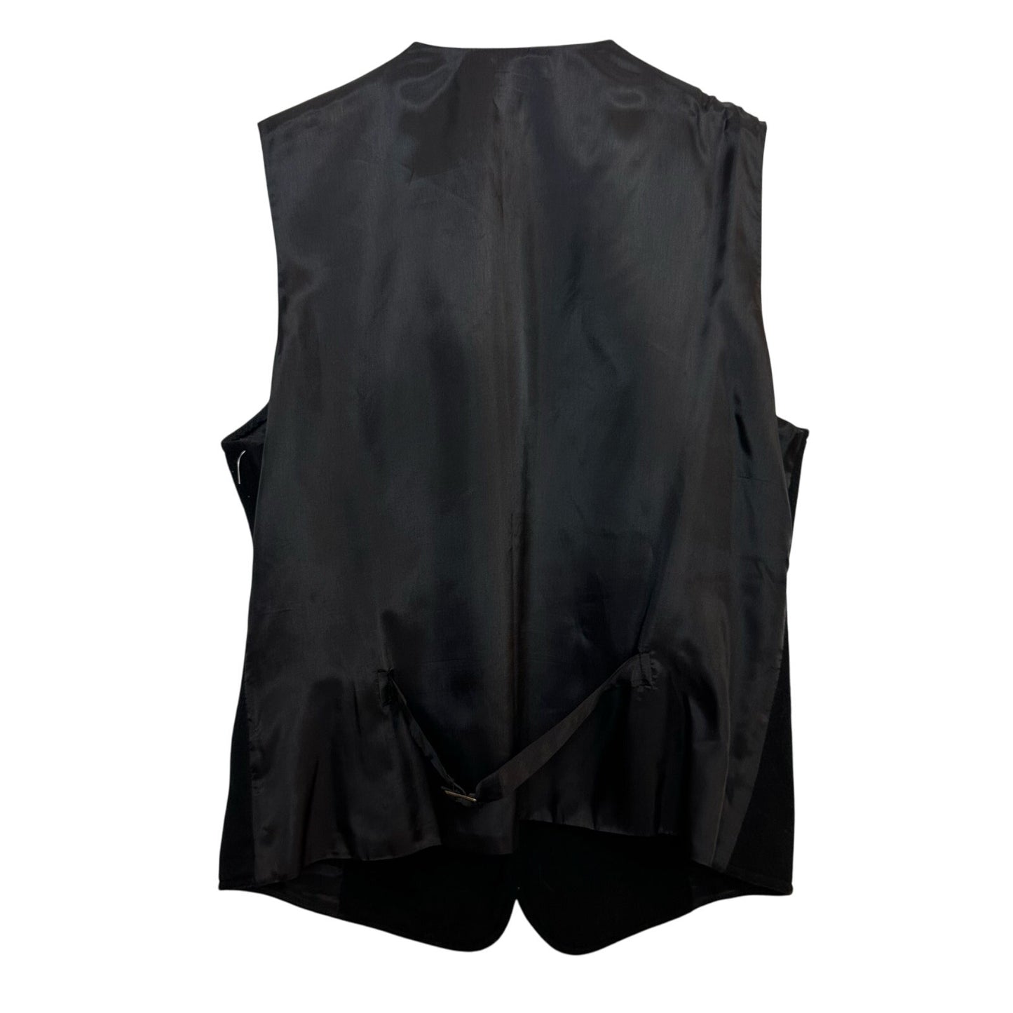 NWT Vintage 90s Ann Taylor Vest Suit Tailored Wool Cashmere Black Medium