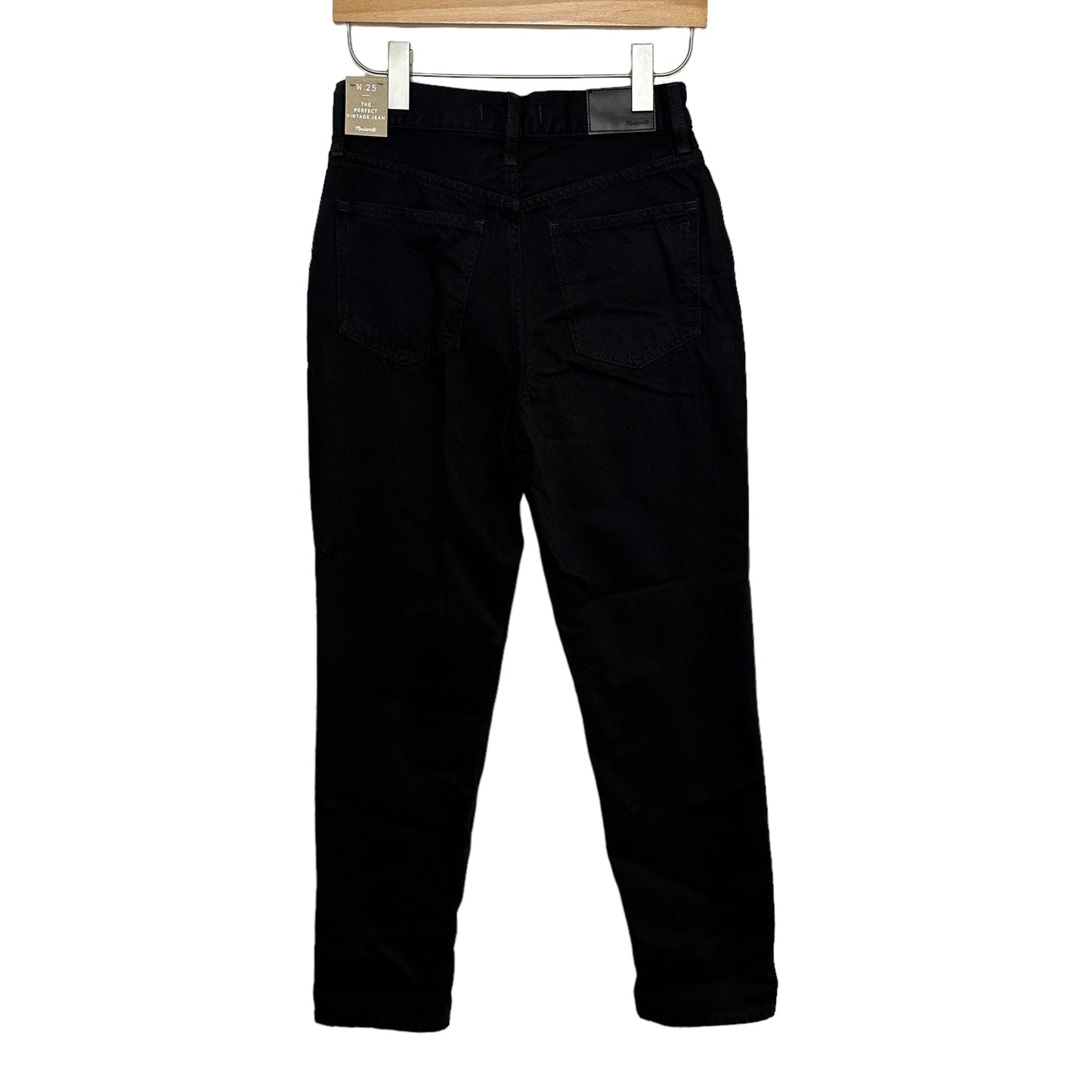 New with Tags Madewell The Perfect Vintage Jean Black 25