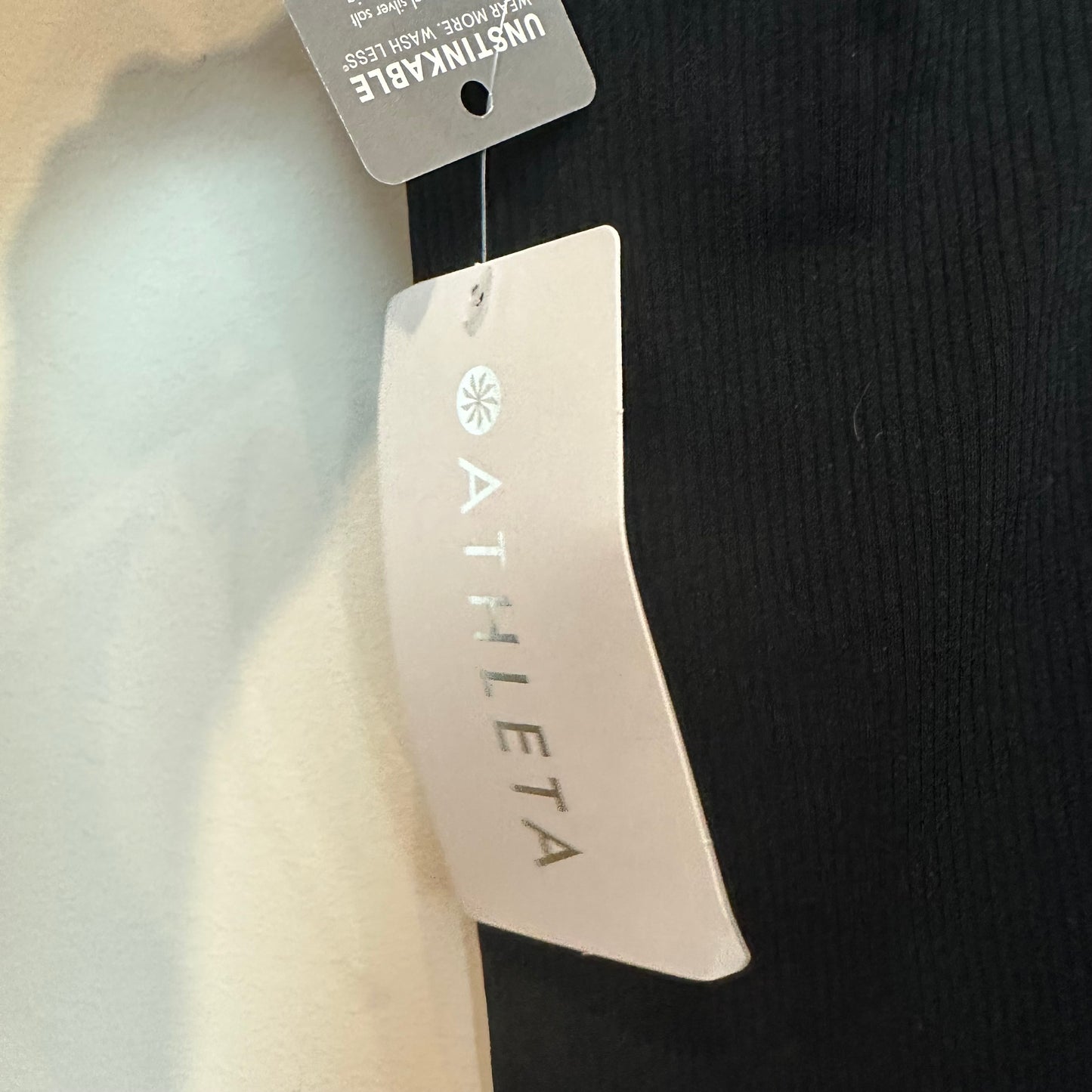 NWT Athleta Renew Support Top Tank Built In Bra A-C Black Small