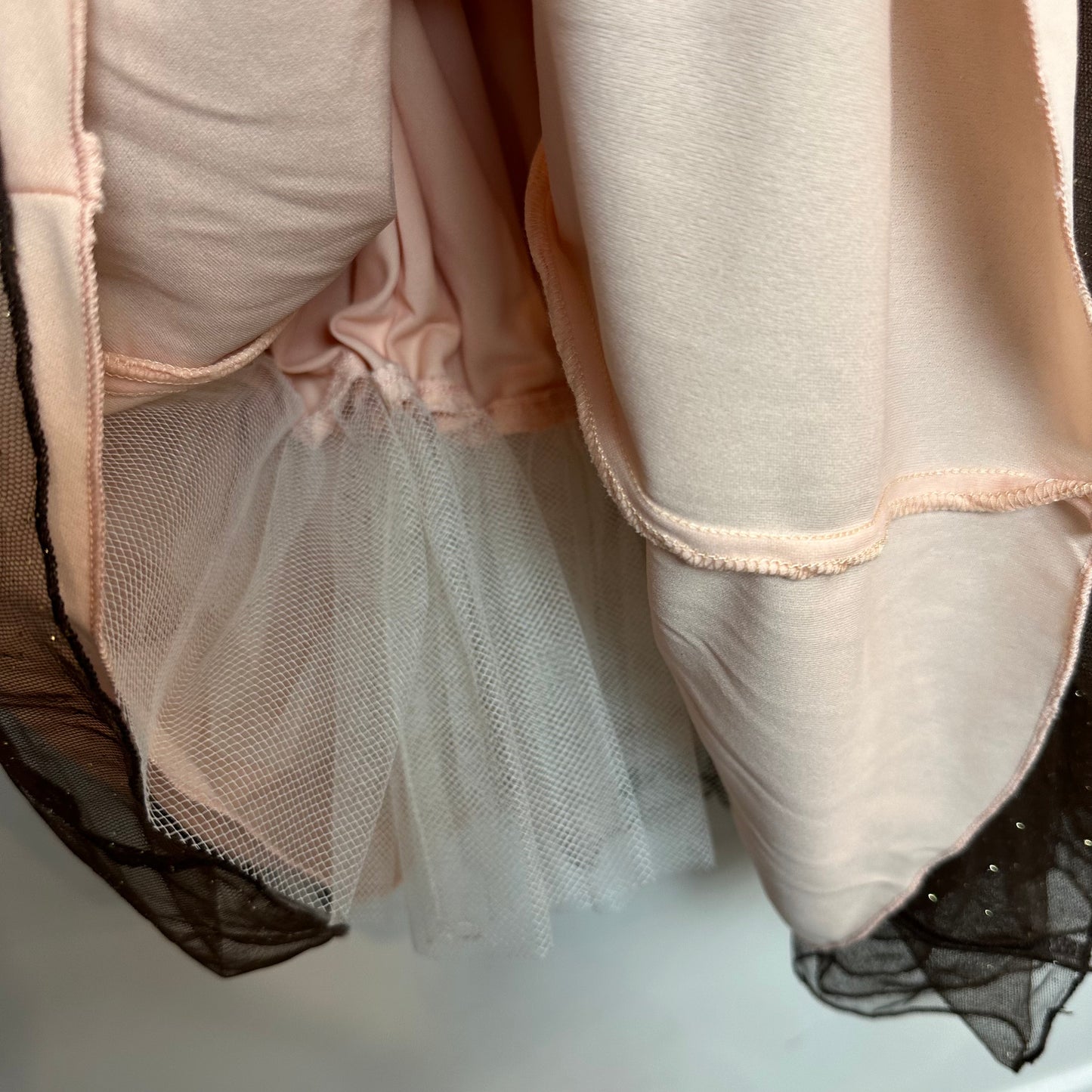 NWT Y2K Speechless Strapless Midi Dress Gown Sheer Mesh Fit and Flare Sparkle Small