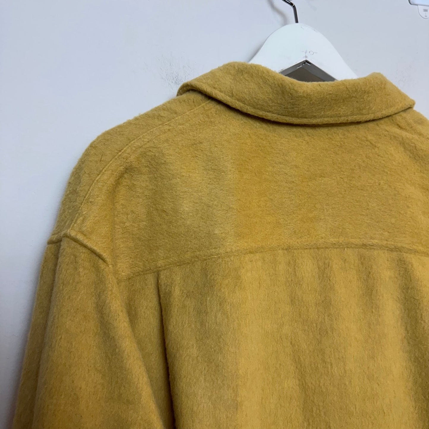 NWT Allsaints Colton Shirt Overshirt Shacket Shirt Jacket Oversized Yellow Small