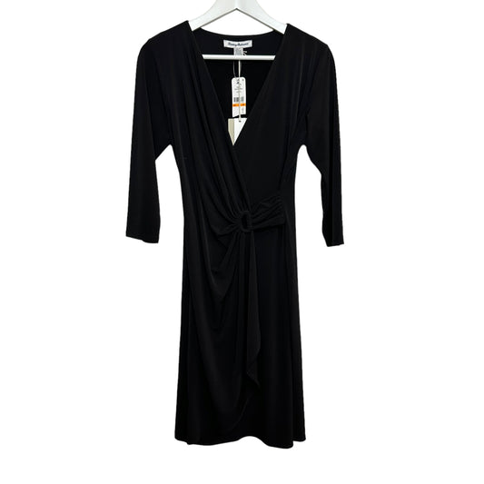 New with Tags Tommy Bahama Black Clara 3/4 Sleeve Faux Wrap Dress Small
