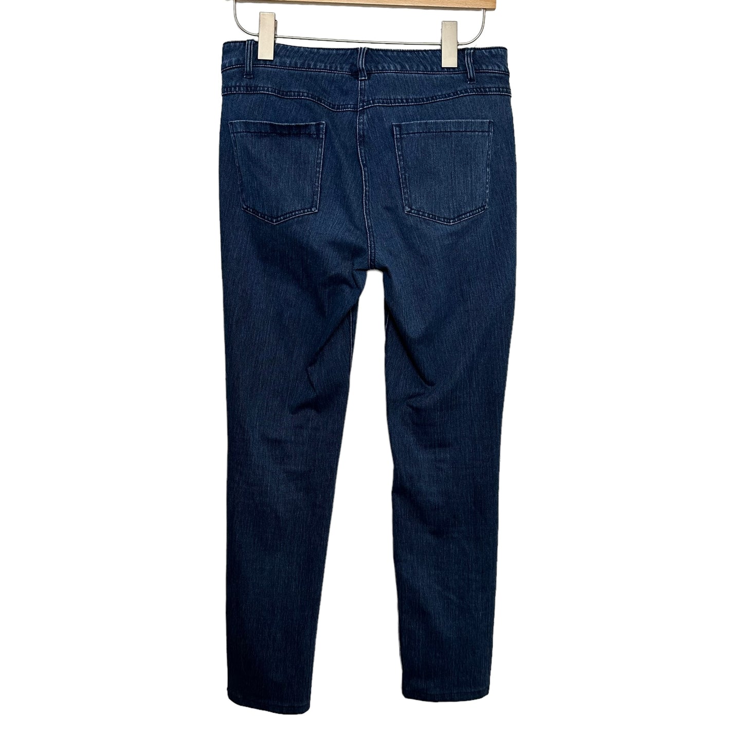 J. McLaughlin Jeans Mid Rise Skinny Stretch Dark Wash Denim 6