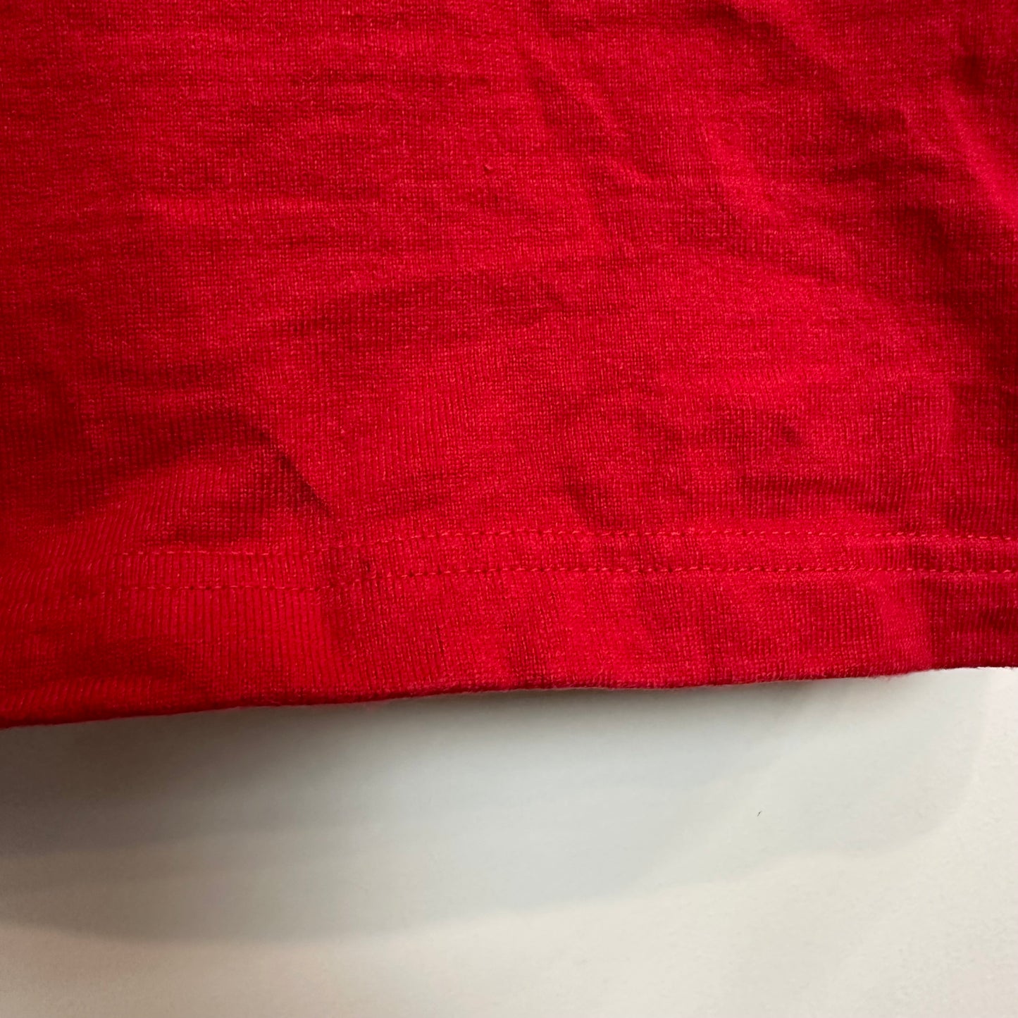 Columbiaknit Rugby Gear Polo Red Long Sleeve Heavyweight Cotton USA Large