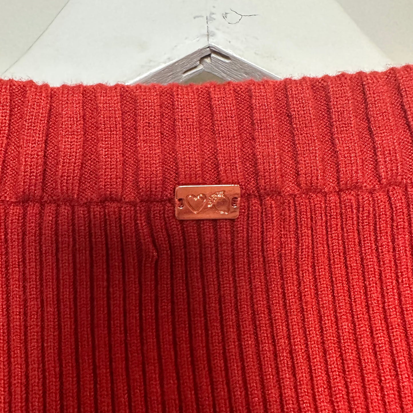 New with Tags For Love and Lemons Annie Zipper Sweater Ribbed Knit Small