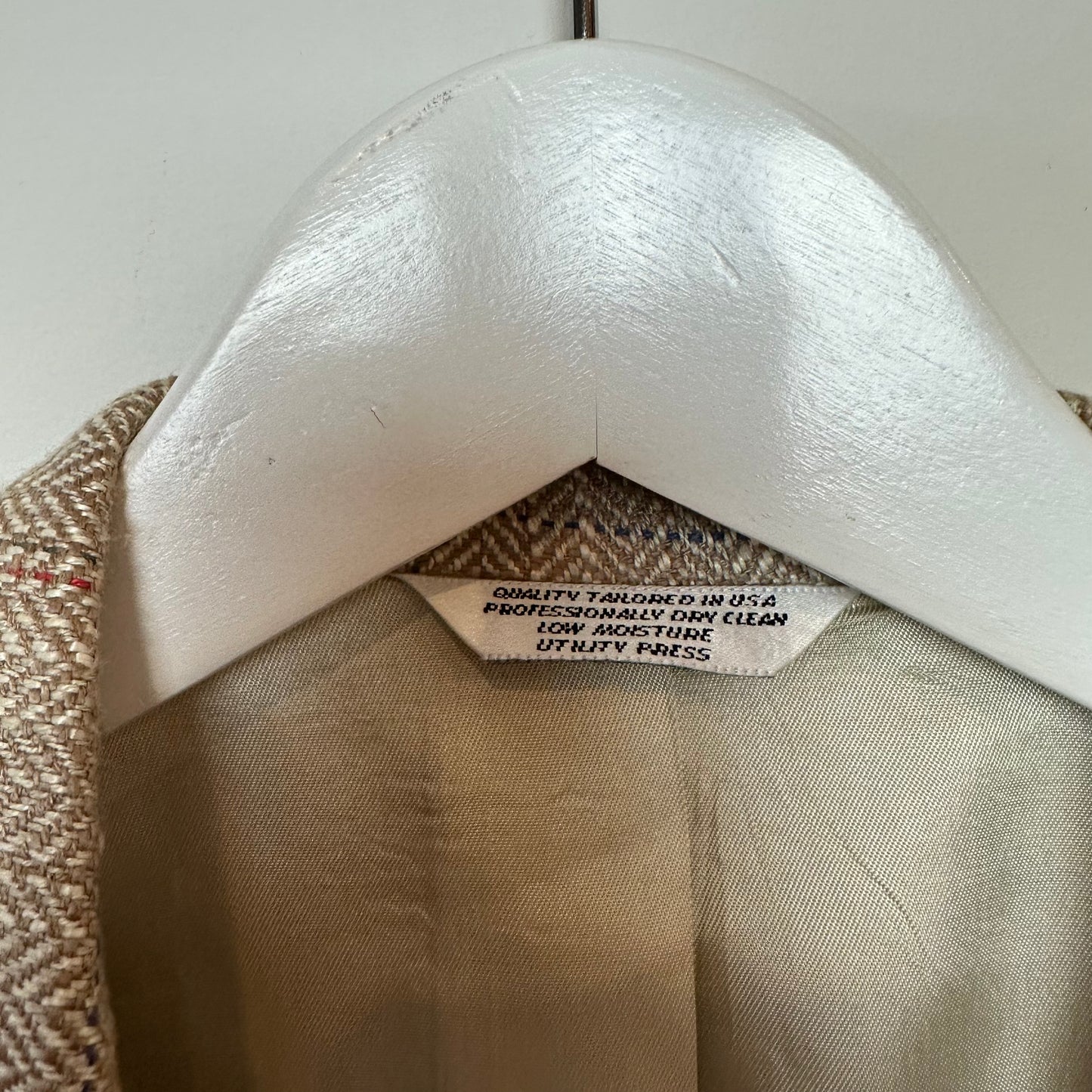 Vintage 70s Palm Beach Belk Beery Blazer Tweed Sport Coat Union Made 44