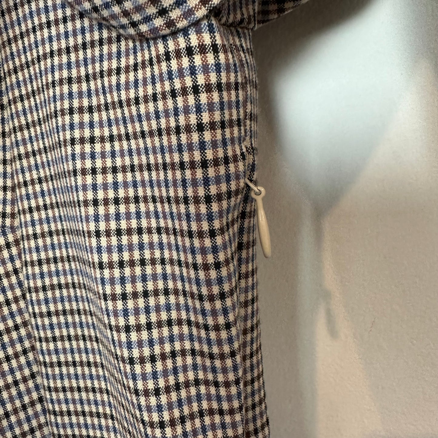 & Other Stories Collared Check Mini Dress Pleated Skirt Plaid Collared 42