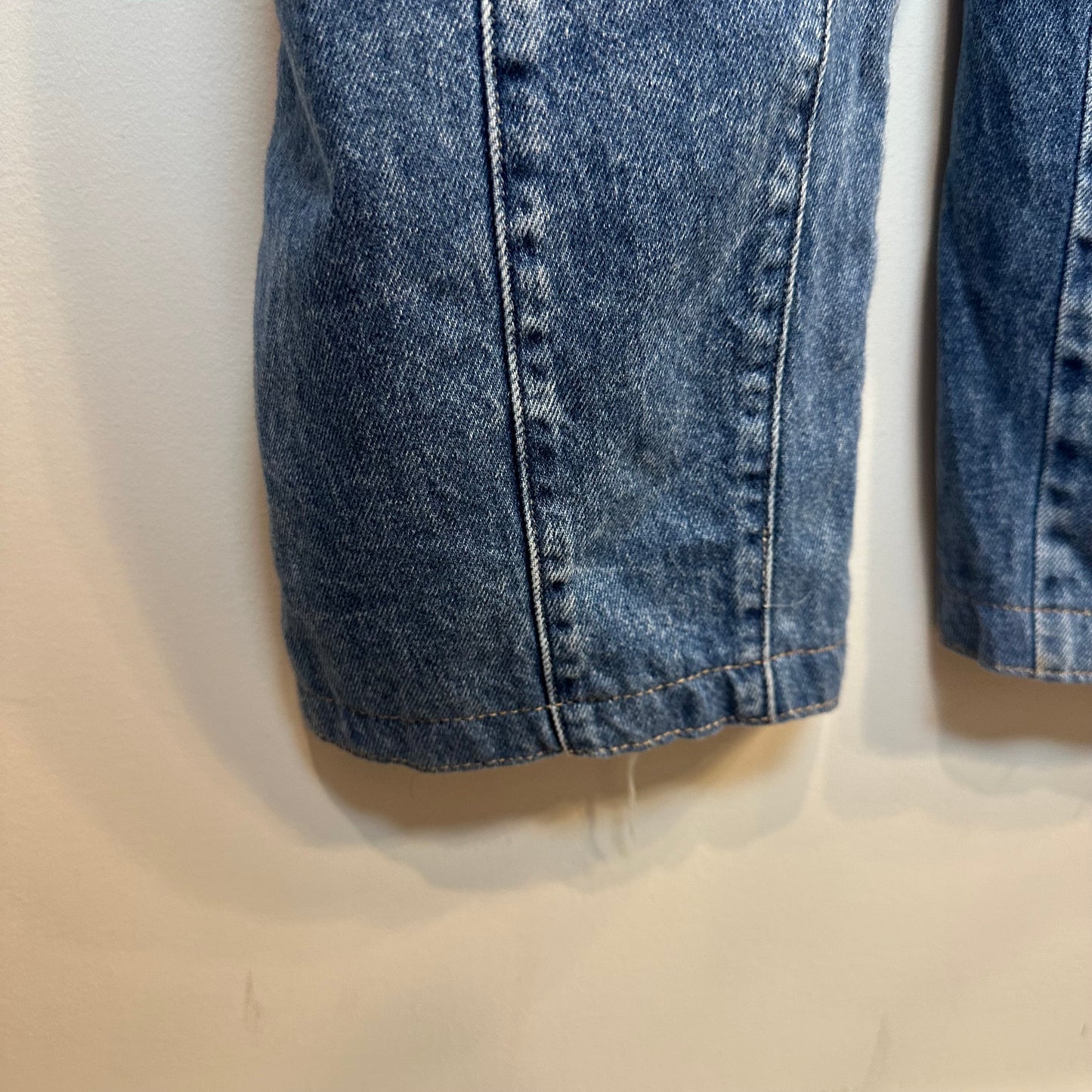 Free People We The Free High Roller Jumpsuit Denim Overalls Barrel Harem XS