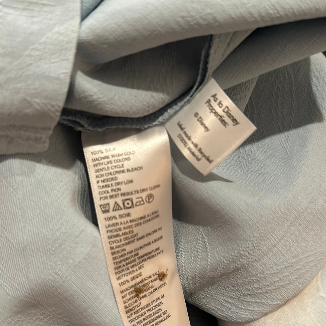 Tommy Bahama x Disney Parks Collection Mickey Mouse Silk Button Shirt Short Sleeve Blue XL