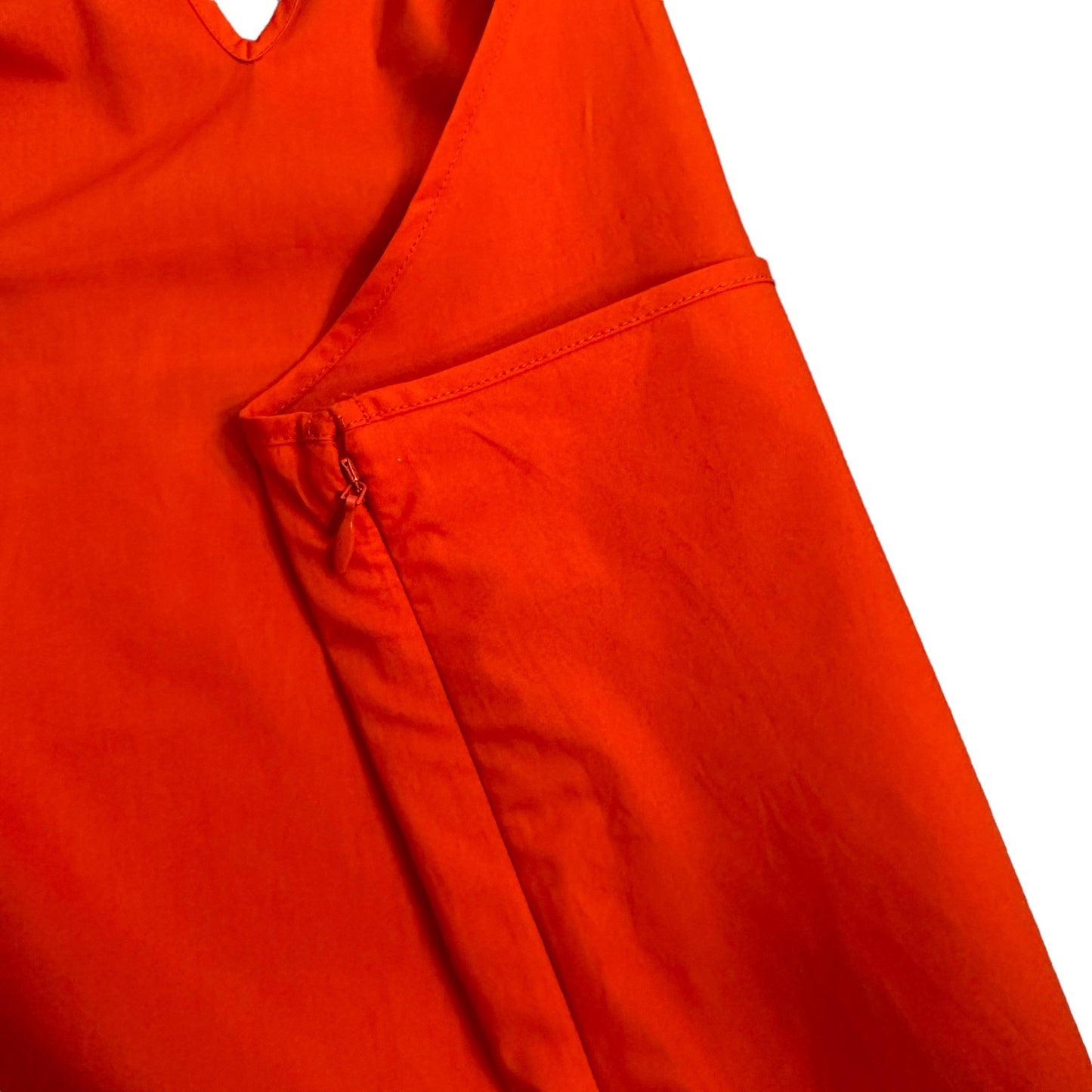 J. Crew Cotton Halter Top Orange Cotton Large