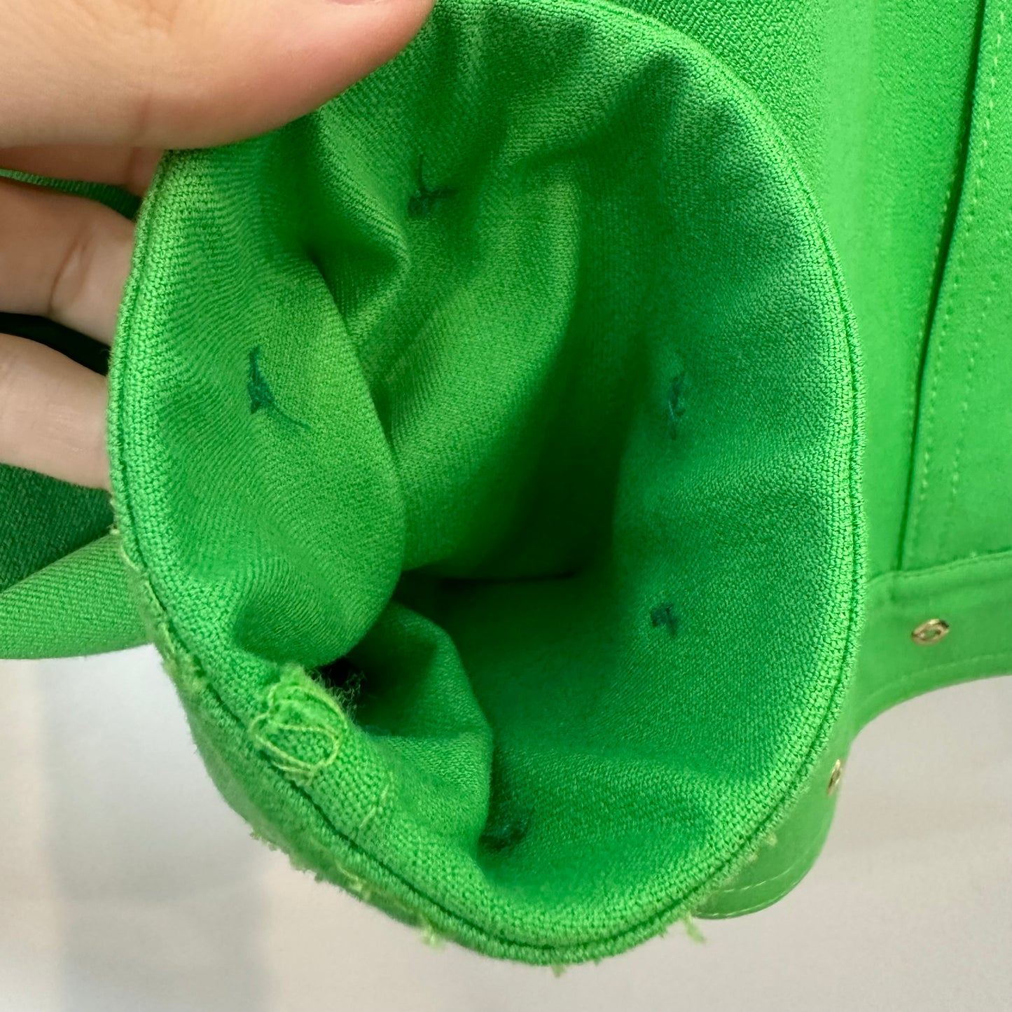 St. John Sport by Marie Gray Green Jacket Made in the USA Small Petite
