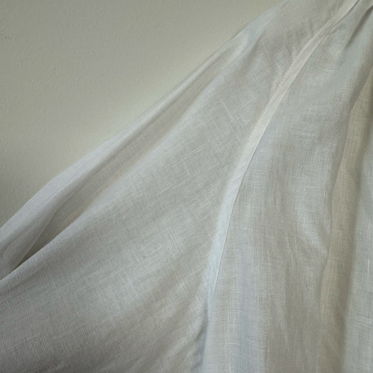 CP Shades White Linen Dress Tunic Top Long Sleeve Blouse XL