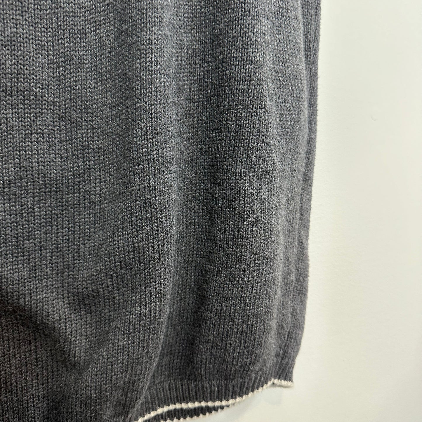 Vintage 90s Walt Disney World Sweater Vest Grey Mickey Mouse Cotton XL