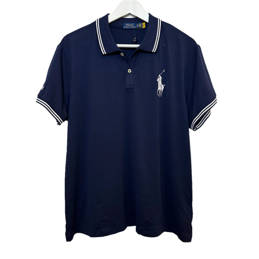 New with Tags Polo Ralph Lauren US Open Umpire Polo Shirt Navy Blue White XL
