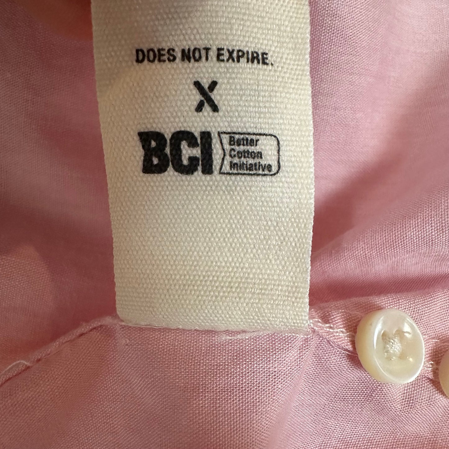 New with Tags Alex Mill Wash & Go Cotton Button Up Collared Shirt Pink Medium