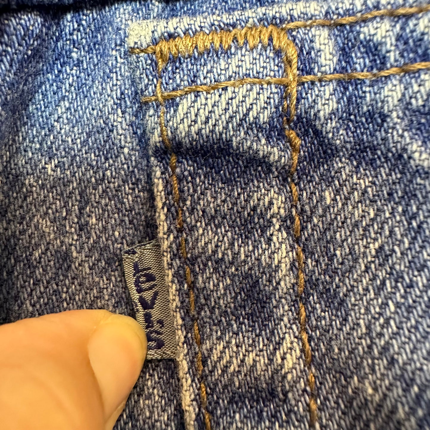 Vintage 80s 90s Levi's Native Blue High Rise Jeans Denim Mom Tapered Straight 30