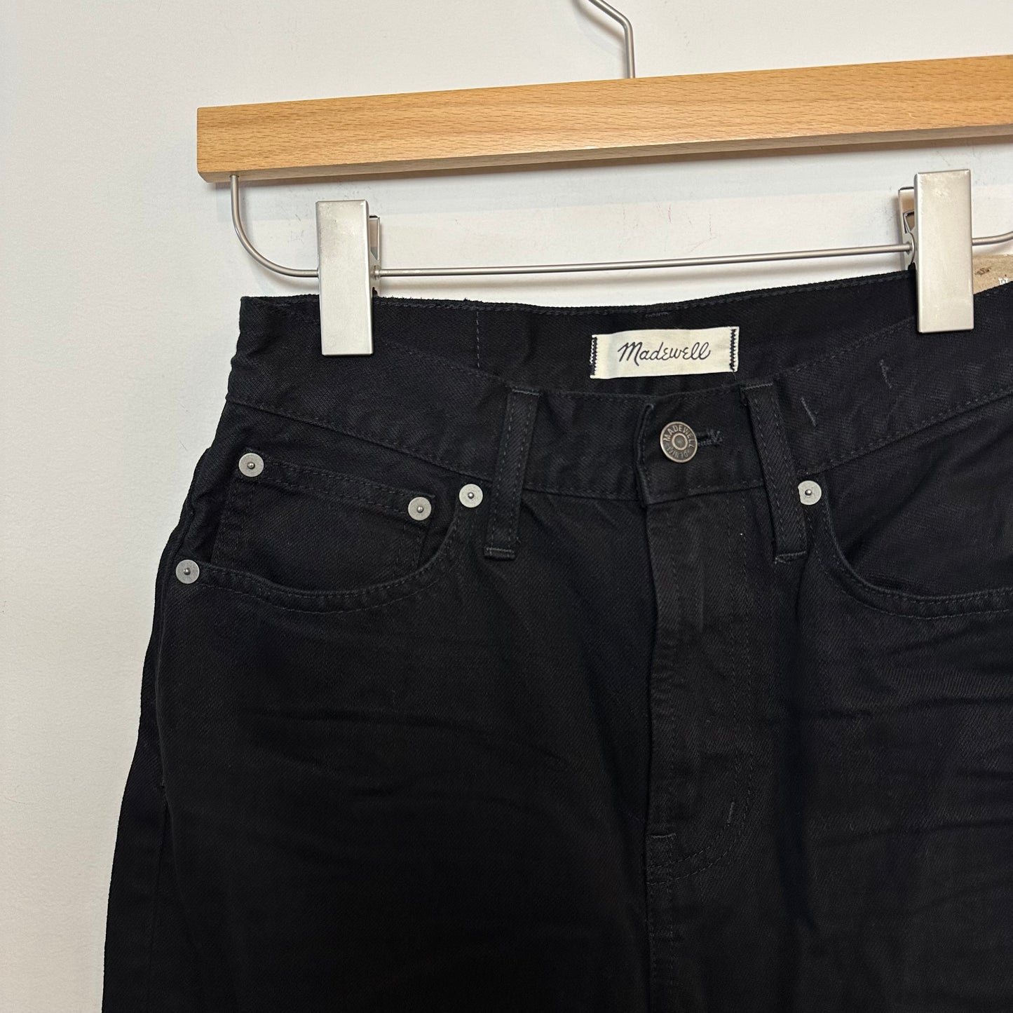 New with Tags Madewell The Perfect Vintage Jean Black 25