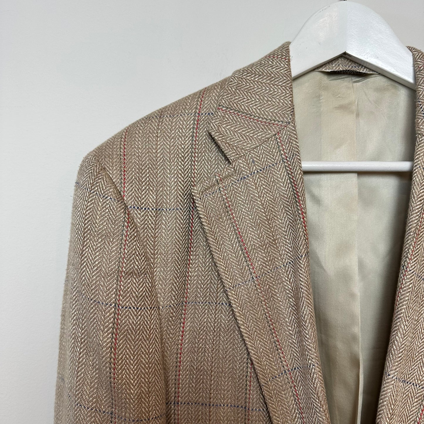 Vintage 70s Palm Beach Belk Beery Blazer Tweed Sport Coat Union Made 44