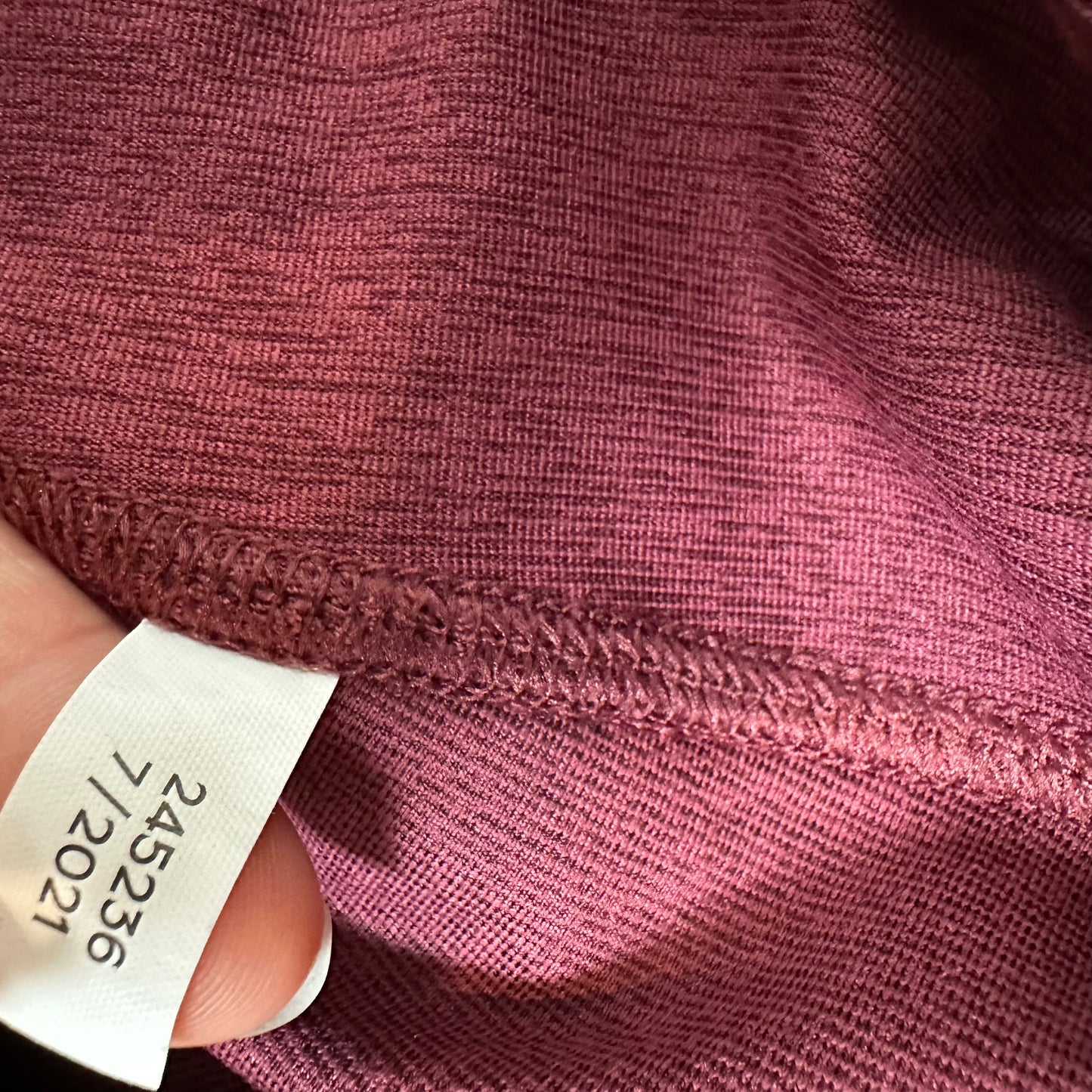 Outdoor Voices Warmup 5" Short Shiraz Burgundy Red Bike Shorts Small