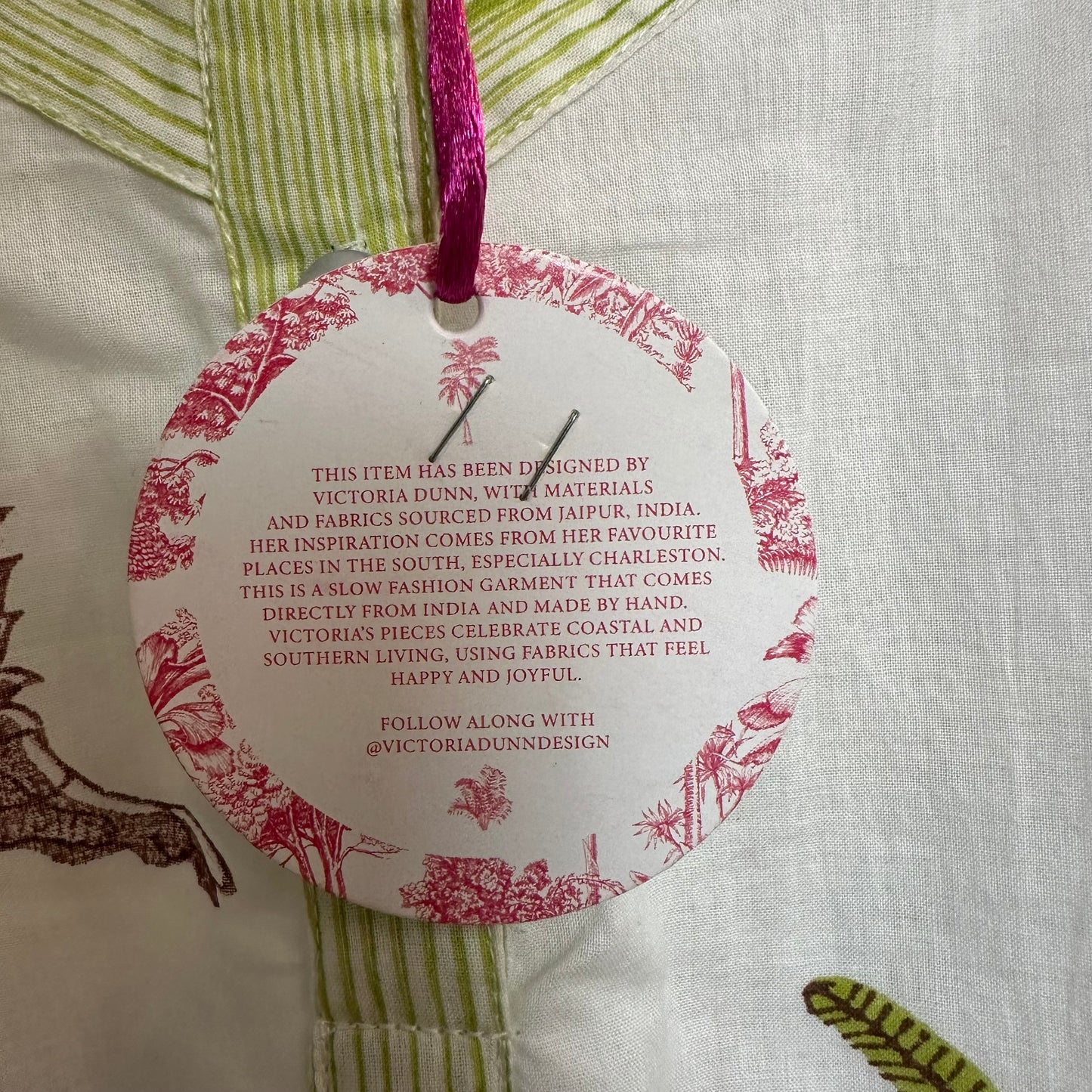 New with Tags Victoria Dunn Isle of Palm Maxi Dress Large