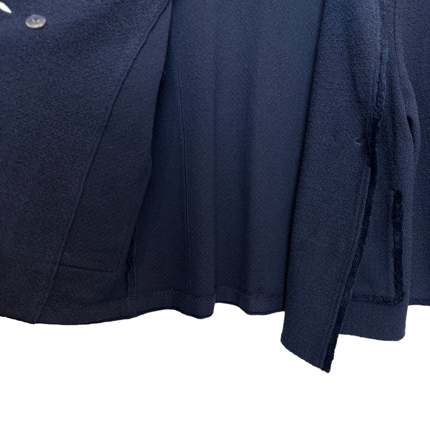 St. john Boutique Exclusive Knit Blazer Jacket and Dress Set Navy Blue 6