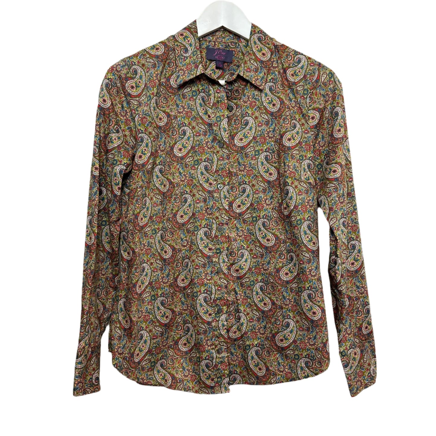 J.Crew Liberty Lee Manor Paisley Slim Perfect Shirt Long Sleeve Button Down Collared 4