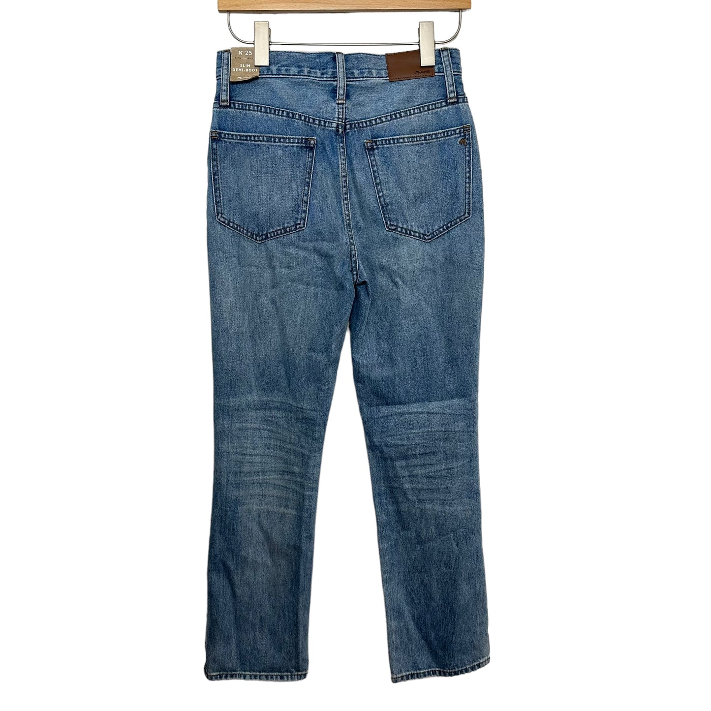 New with Tags Madewell Slim Demi-Boot Jeans Denim 25