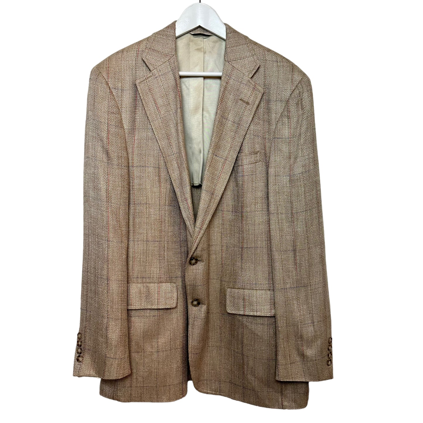 Vintage 70s Palm Beach Belk Beery Blazer Tweed Sport Coat Union Made 44