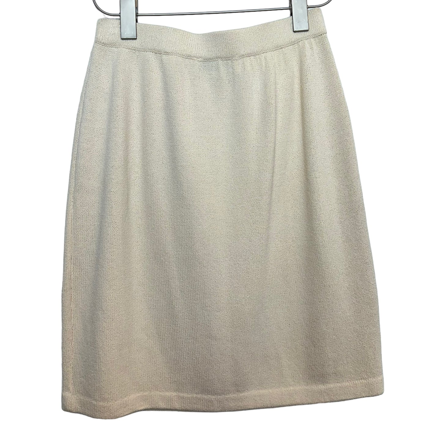Vintage St. John Collection by Marie Gray Skirt Santana Knit Cream 4