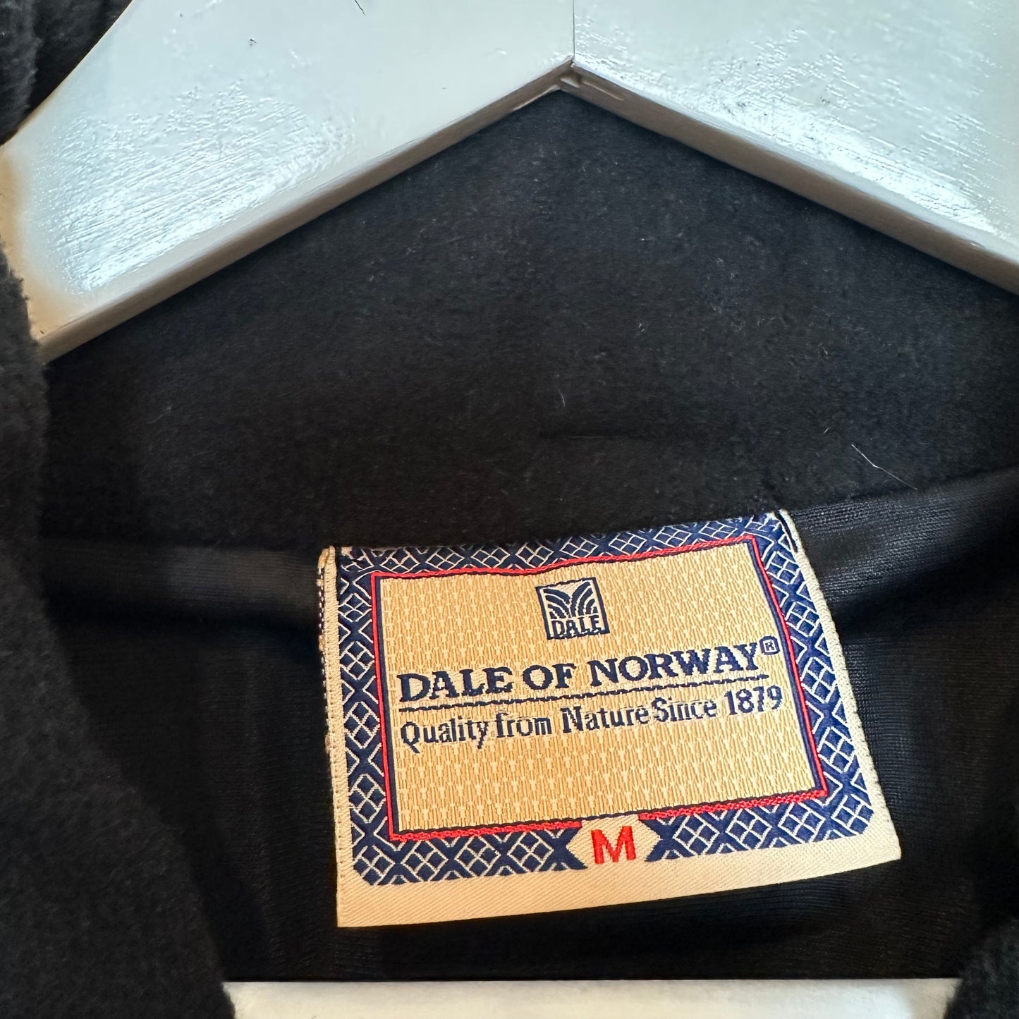 Dale of Norway Polarwind Vail Sweater Half-Zip Wool Fair Isle Knit Dale Sport Medium
