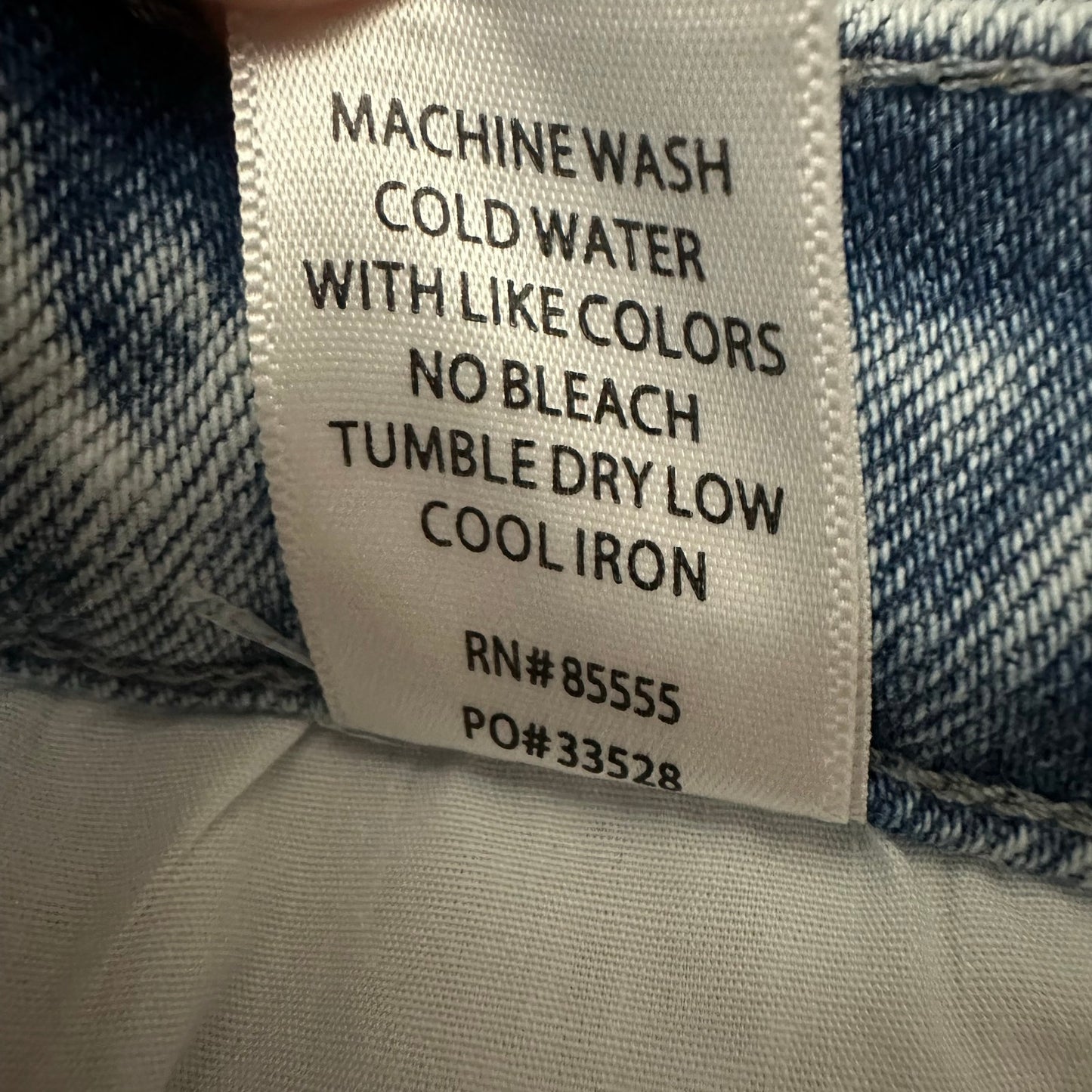 Pistola Lennon High Rise Boot Jean Raw Hem Light Wash Distressed Cropped 26