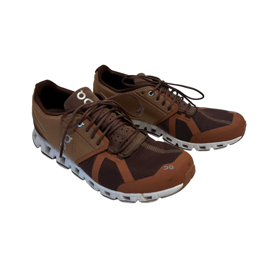 On Running Men's Cloud Sneaker On Clouds Rust Red Orange 9