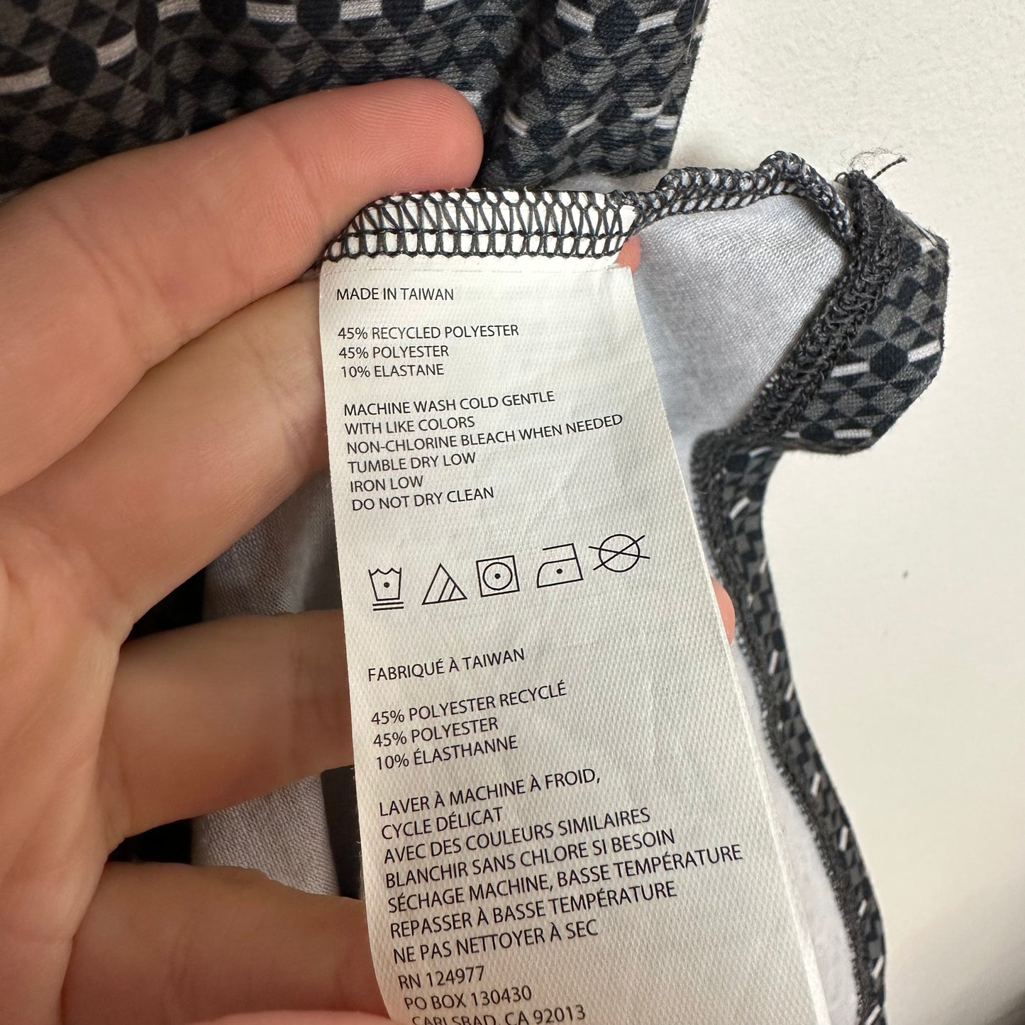 Prana Amelie Dress Charcoal Parade Athletic Active Dress Small