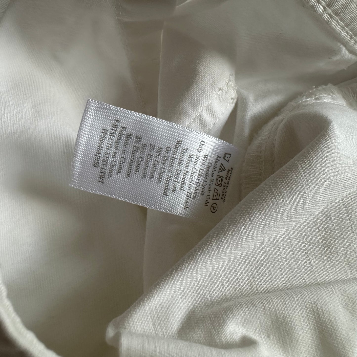 Everlane Lightweight Straight Leg Pant Chinos White 12 Trousers Cropped