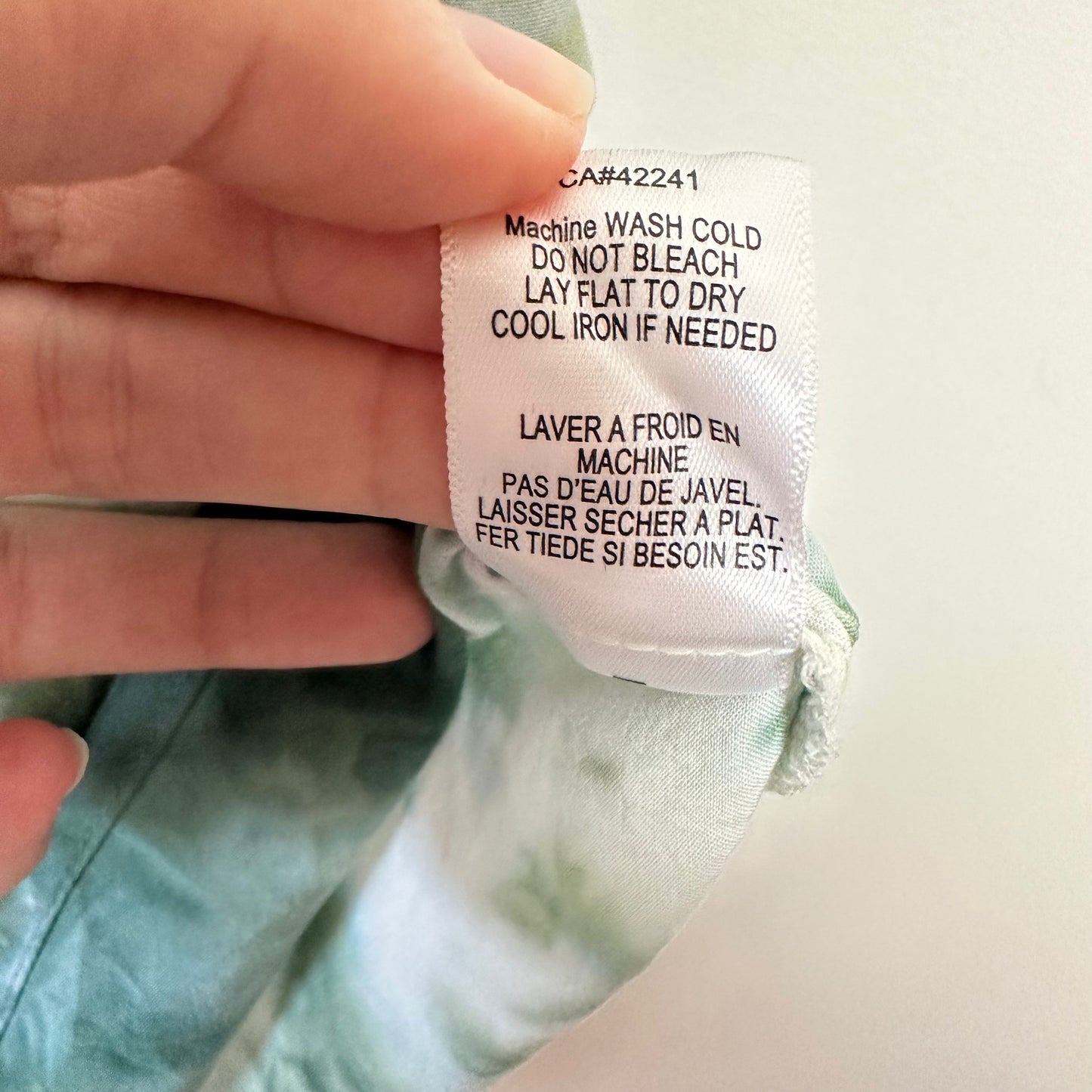 Young Fabulous and Broke Tie Dye Blouse Top Blue Green Small