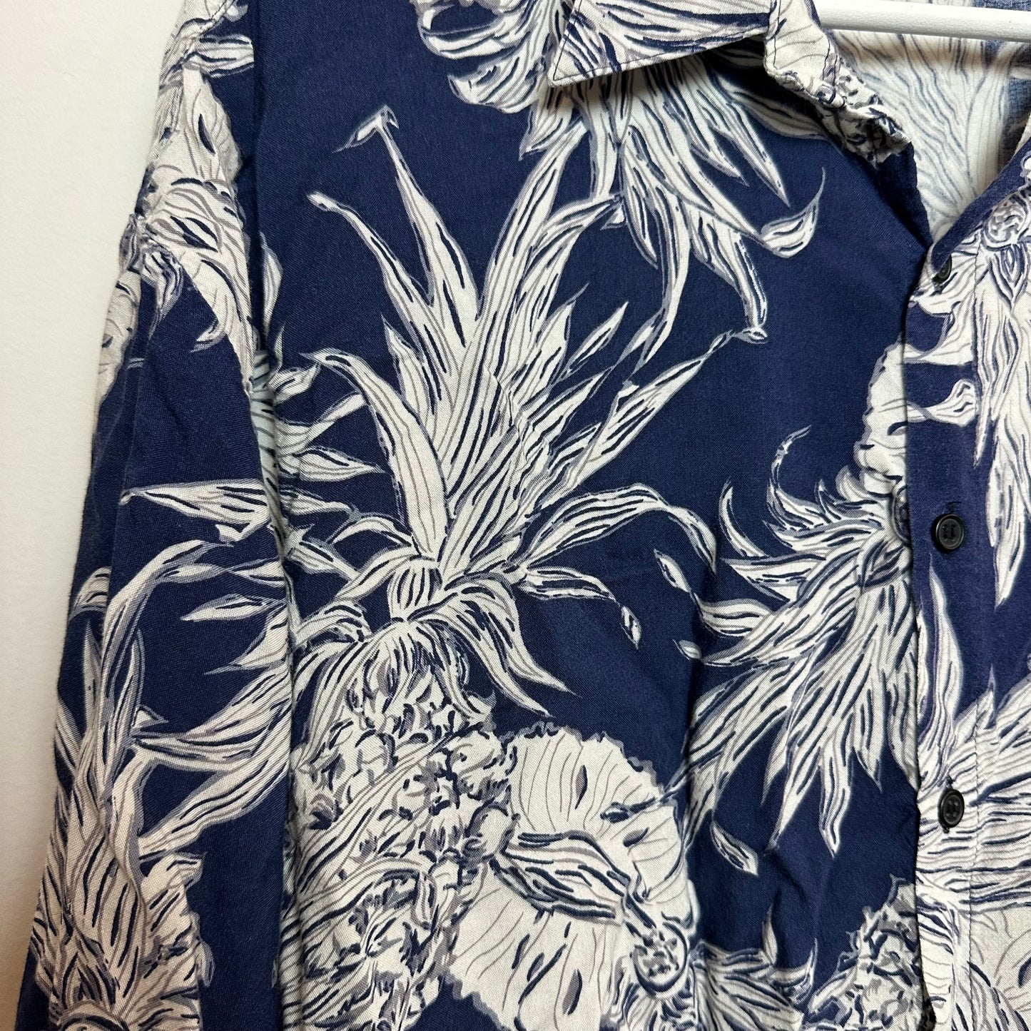 Vintage Emvo Tropical Short Sleeve Button Down Shirt Pineapples 2XL