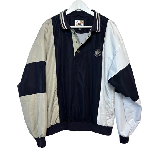 Vintage 90s Cutter & Buck World Series of Golf Pullover Windbreaker Color Block Polo Large