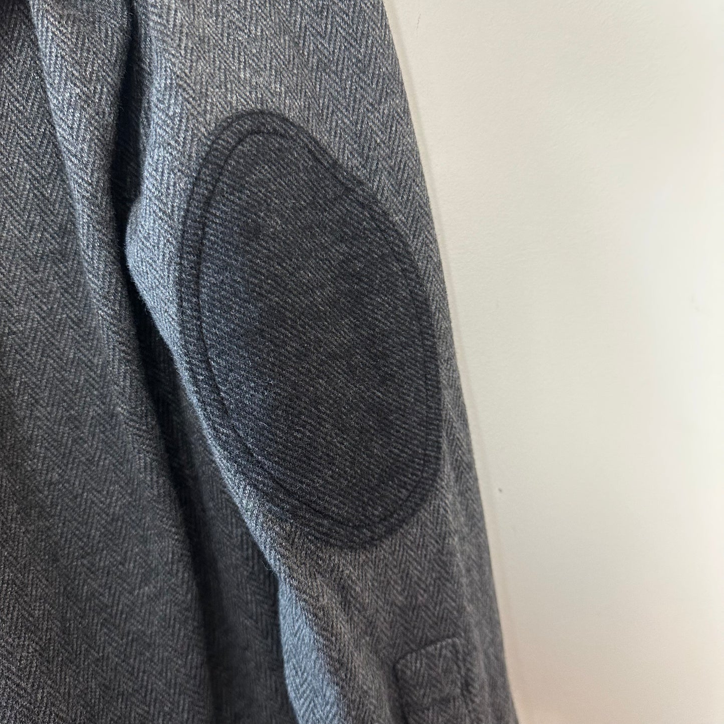 Banana Republic Wool Rugby Polo Shirt Grey Small
