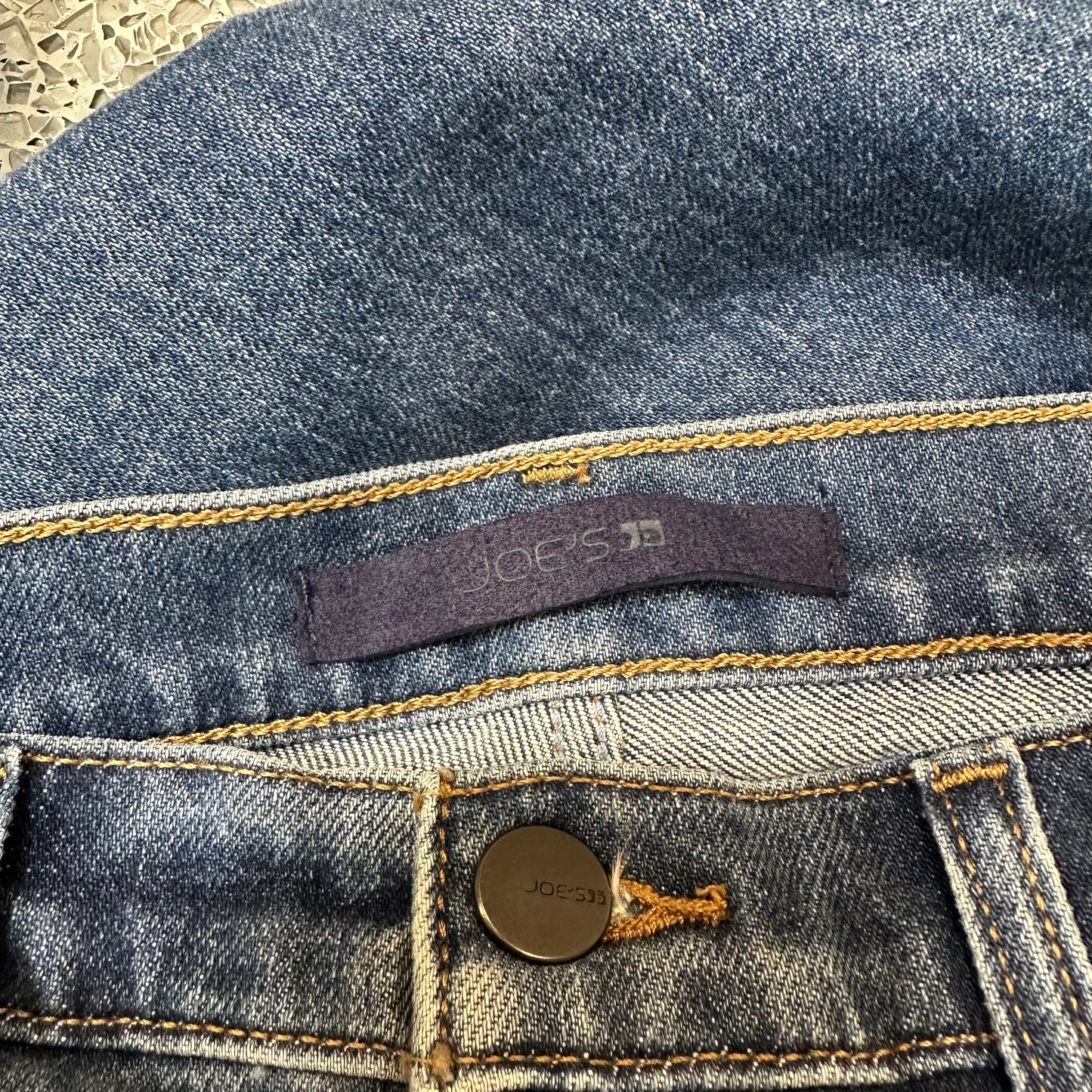 Joe's Jeans The Luna High Rise Cigarette Ankle Jeans Rahma Distressed Raw Hem 29