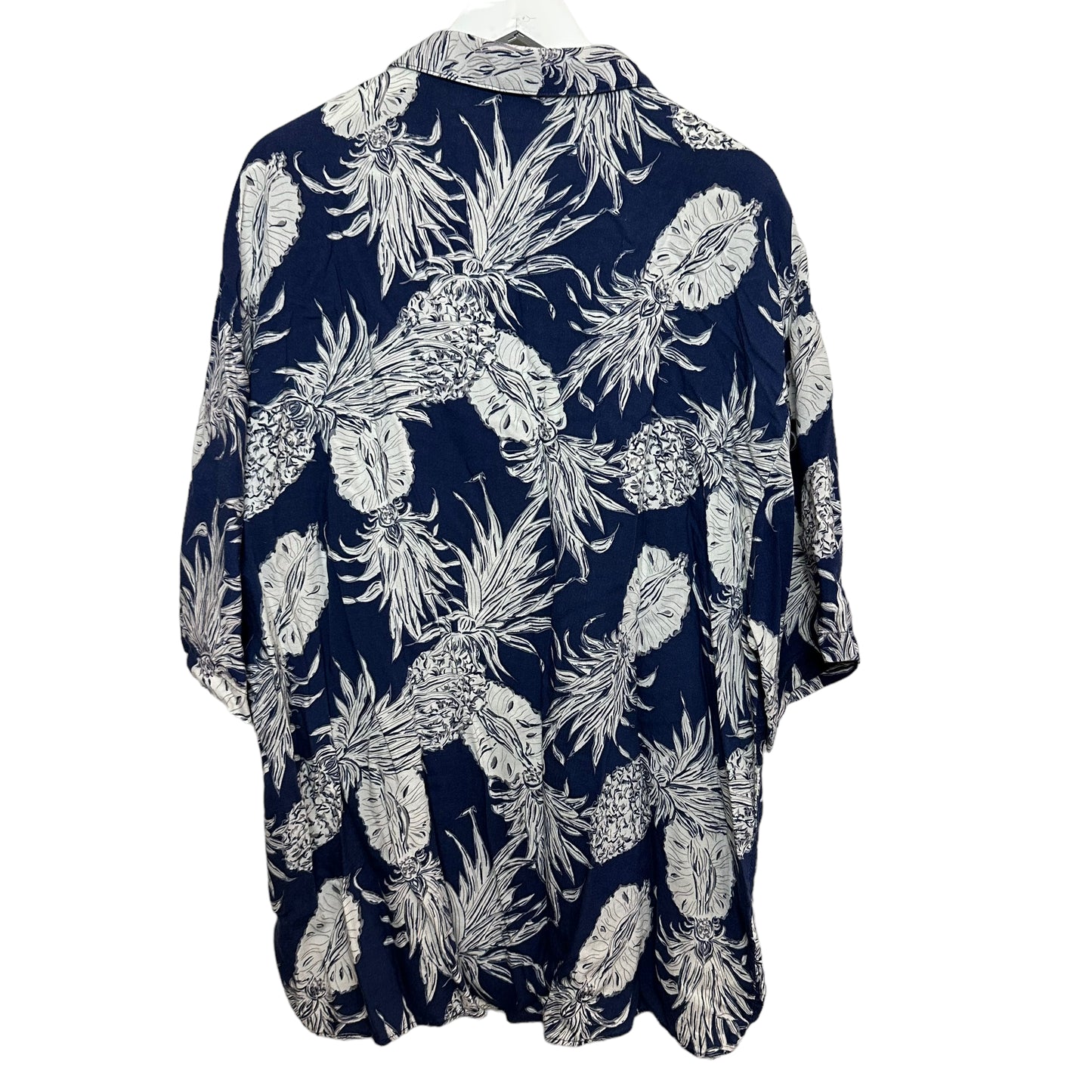 Vintage Emvo Tropical Short Sleeve Button Down Shirt Pineapples 2XL