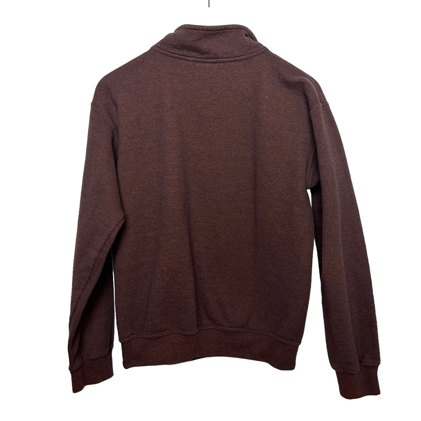 Boone, NC Pullover Sweatshirt Brown Half Zip Small